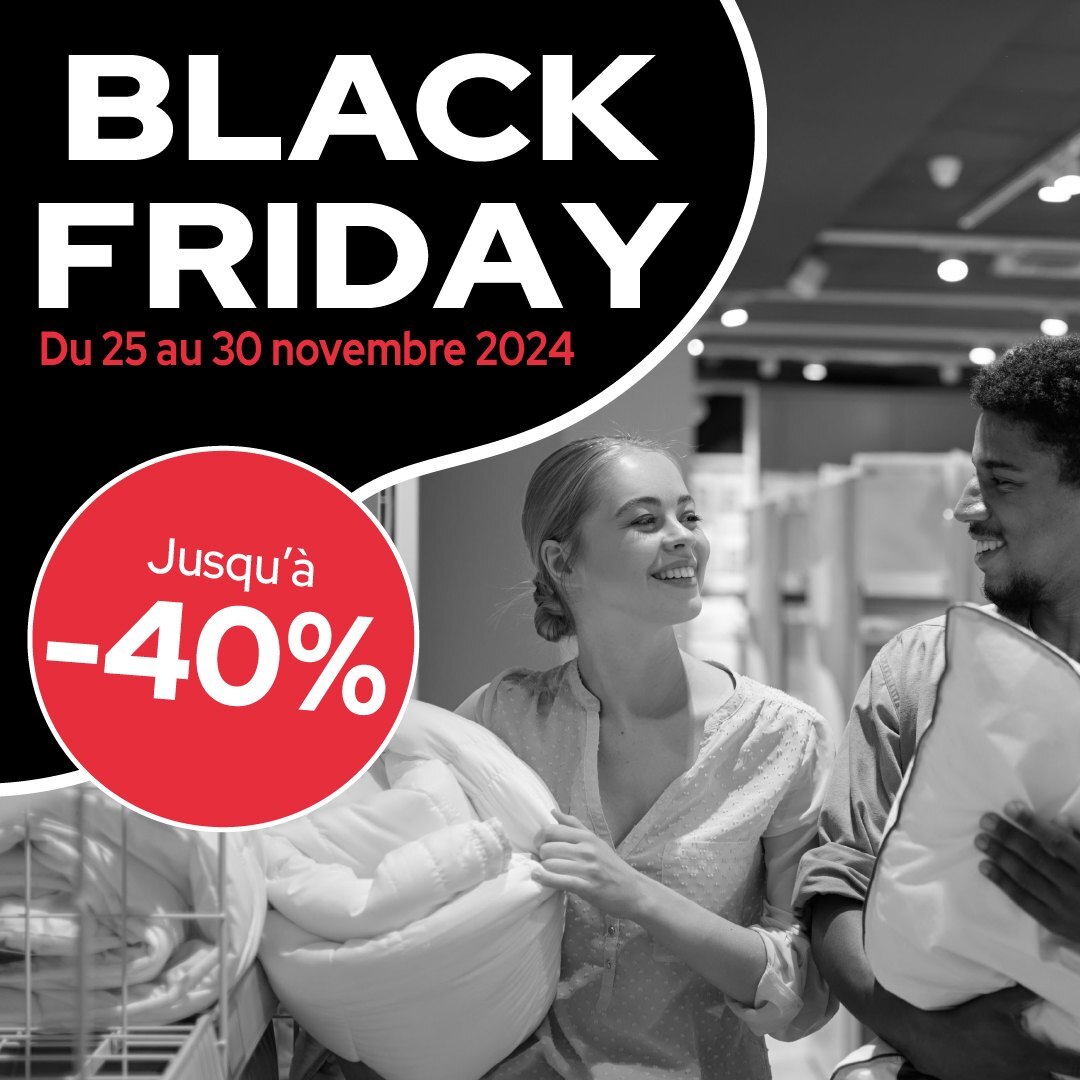 BLACK FRIDAY DU 25 AU 30/11!