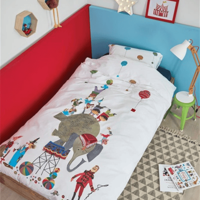 Parure de lit enfant «Circus» 120x150 taie d'oreiller